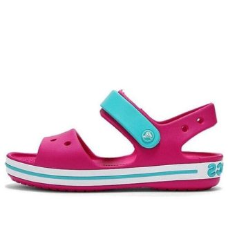 Crocs (GS) Sandali con chiusura a strappo Crocband “Rosa Blu” 12856-6LH Crocs (GS) Sandali con chiusura a strappo Crocband “Rosa Blu” 12856-6LH