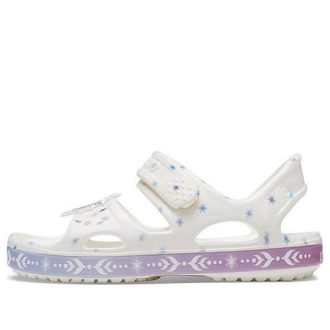 Crocs (PS) Divertenti sandali bianchi Frozen 206172-100 Crocs (PS) Divertenti sandali bianchi Frozen 206172-100
