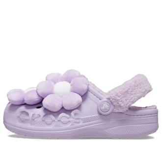 Crocs (WMNS) Baya Lined Fuzz Strap Singles Day “Viola Bianco” 209234-90H