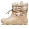 Crocs (WMNS) Classic Neo Puff Luxe Boots “Beige Bianco” 207312-2E9