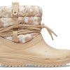 Crocs (WMNS) Classic Neo Puff Luxe Boots “Beige Bianco” 207312-2E9