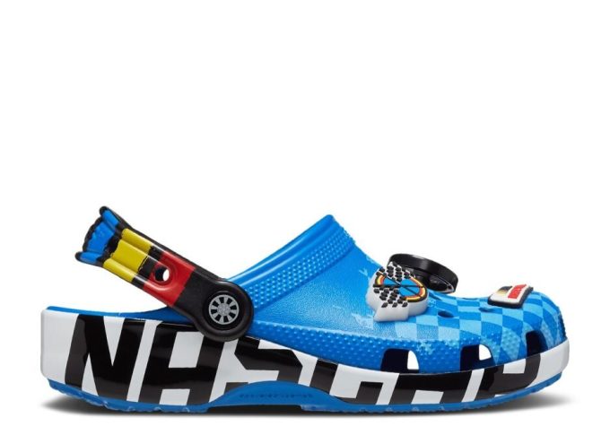 Nascar x Classic Clog Kids “Bright Cobalt” Nascar x Classic Clog Kids “Bright Cobalt”