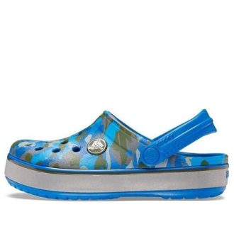 Zoccoli Crocs (GS) Crocband Camo Reflect Band “Blu Grigio” 205818-4JL